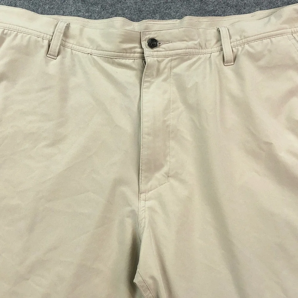 Footjoy Mens Shorts 40x9 Khaki Stretch Regular Fit Golf Country Club Performance